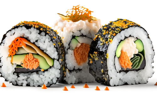 Golden Salmon Maki Roll